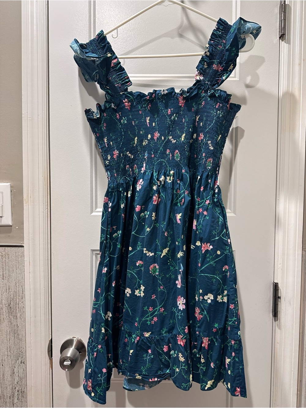 Hill House Nap Dress in Elizabeth Green Fairy Floral - Picture 6 of 6